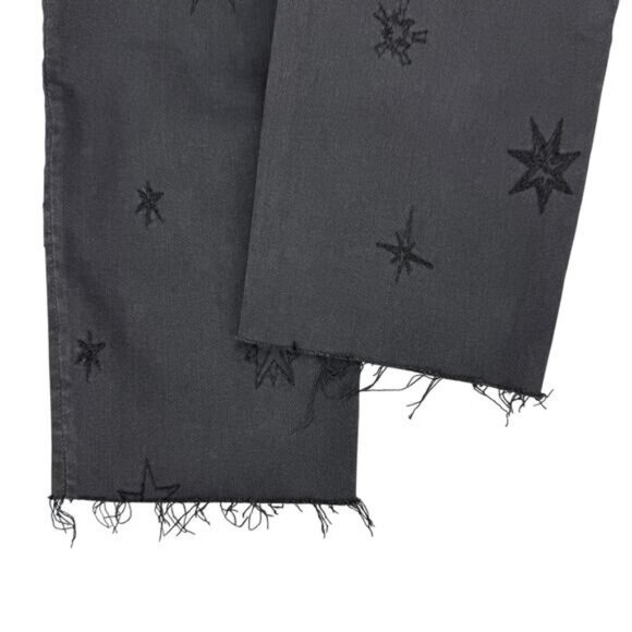 MOTHER Double Fray Charmer Jean In Written In The Stars Size 26 - Picture 10 of 10